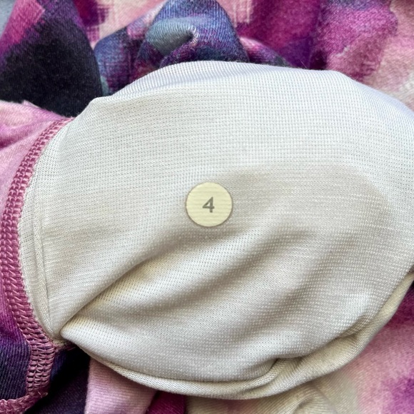 Lululemon High Times Pant watercolor paint blooming pixel tie dye pink purple - Picture 5 of 16